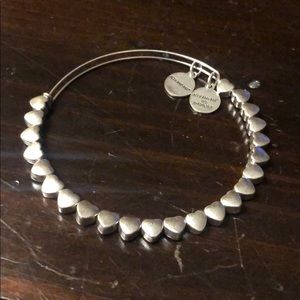 Silver heart Alex and Ani Bracelet